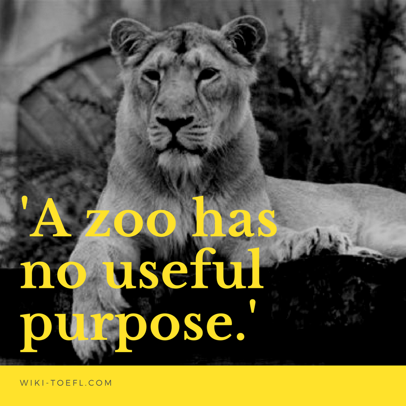 a zoo has no useful purpose essay