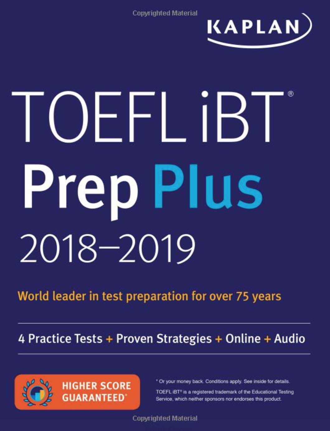 TOEFL iBT Prep Plus 2018-2019: 4 Practice Tests