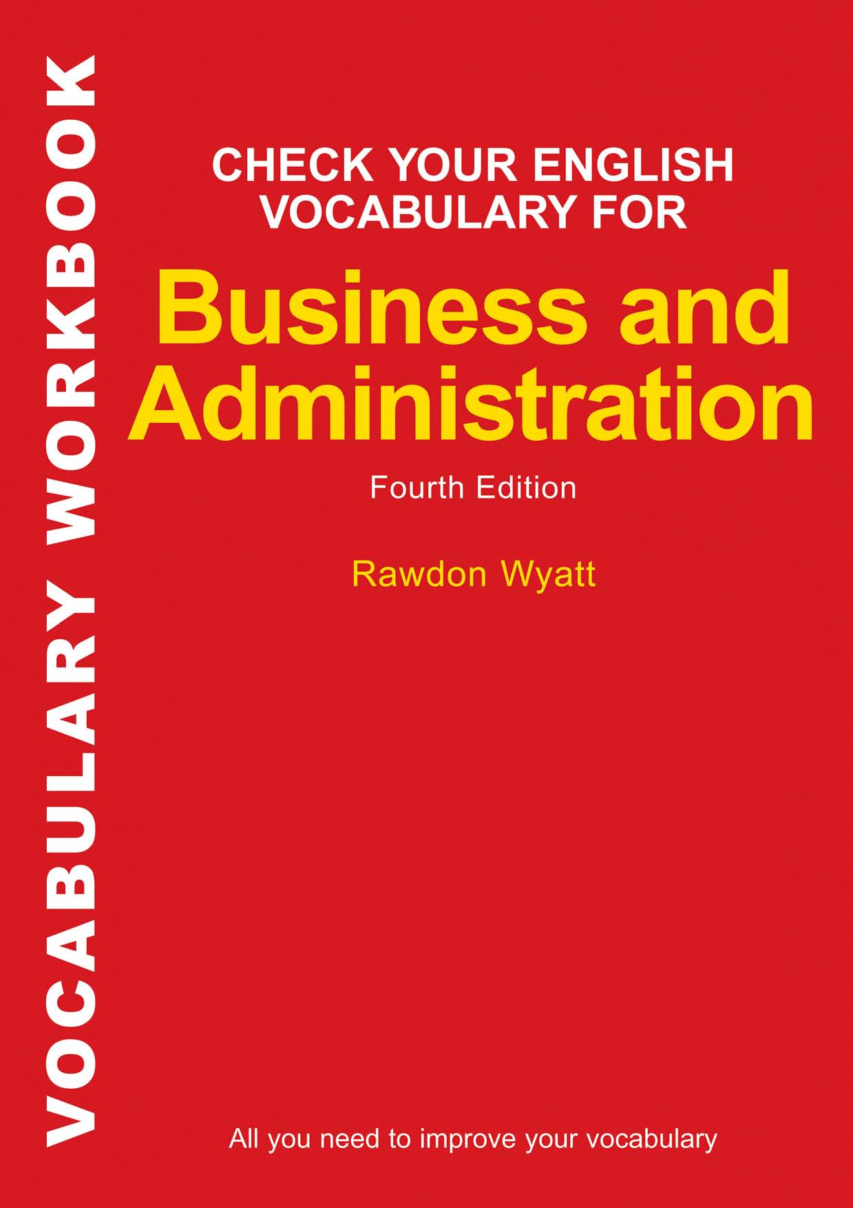 Check Your English Vocabulary for Business and Administration_